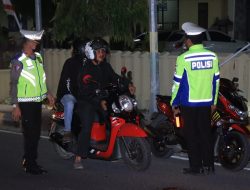 Polres Majene,Sita Puluhan Kendaraan Saat Gelar Ops Zebra Marano 2023