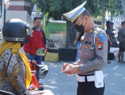 Satlantas Polres Majene Telah Menilang Ratusan Pelanggar Lalu Lintas Dalam Operasi Zebra Marano 2023