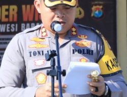 Polres Majene Laksanakan Apel Gelar Pasukan Dalam Rangka Operasi Zebra Marano 2023