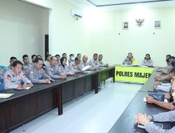 Polres Majene Latihan Pra Operasi Mantap Brata Marano 2023-2024 Menjelang Pemilu