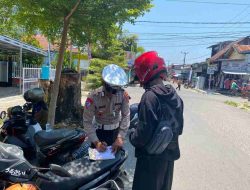 Wujudkan Tertib Berlalu Lintas,Satuan Lalu Lintas Polres Majene Aktif Berpatroli