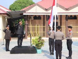 Wakapolres Majene Pimpin Upacara Hari Pahlawan Yang Digelar Di Mapolres Majene