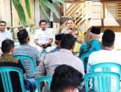 Jumat curhat, Kapolres Majene Dengar Aspirasi Masyarakat Teppo