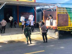 TNI-Polri di Majene Bersinergi Awasi Distribusi Logistik Pemilu yang Digelar KPU Majene