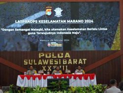 Latpra Ops Keselamatan, Wakapolda Sulbar : Kita Harus Jadi Pionir dan Panutan Tertib Berkendara
