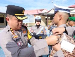 Apel Gelar Pasukan Operasi Keselamatan Marano 2024, Kapolres Majene: Saya Berharap Masyarakat Tertib Berlalu Lintas