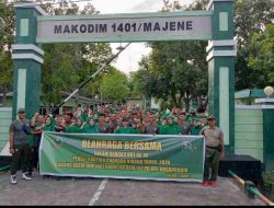 Persit KCK Cabang XXXVI Kodim 1401 Majene, Adakan Lomba Olahraga Di Hari Ke 78 Persit