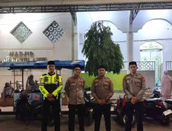 Jamin Keamanan Ibadah Tarwih, Polres Majene Terjunkan Puluhan Personil Lakukan Pengamanan di Masjid