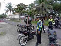Cegah Aksi Balap Liar Di Bulan Suci Ramadhan, Personel Operasi Keselamatan Polres Majene Laksanakan Patroli Gabungan