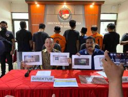 8 Orang Tersangka Tertangkap Selama Operasi Antik  Ditresnarkoba Polda Sulbar