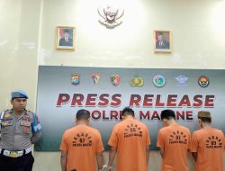 Dua Warga Majene dan Dua Warga Campalagian, Ditangkap SAT Resnarkoba Polres Majene
