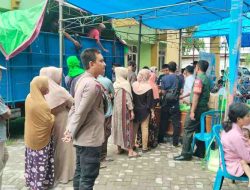 Sinergitas TNI-POLRI, Amankan Pasar Murah