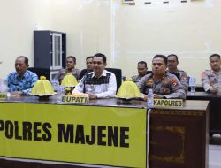 Wabup dan Kapolres Majene Hadiri Zoom Meeting, Rangka Penandatanganan Nota Kesepahaman Antara Kementan RI Dengan Polri