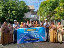 Satlantas Polres Majene Gelar Sosialisasi UU Lalu Lintas di SMKN 1 Majene, Upaya Minimalisir Angka Kecelakaan di Kalangan Pelajar