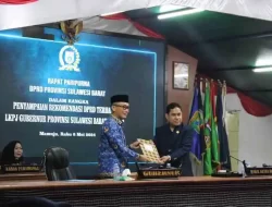DPRD Sulbar Paripurna Terkait Rekomendasi LKPJ Gubernur Sulbar 2023