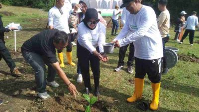 Gerakan Menanam Pohon dan Jalan Santai, Komitmen DPRD Sulbar Bangun Ekosistem Ekonomi Hijau