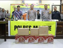 Wow, Ada Miras! Polres Majene Amankan Pelaku Kejahatan Operasi Pekat Marano 2024