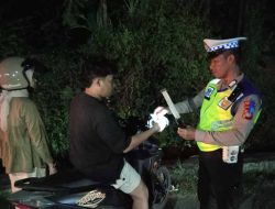 Delapan Mobil Ditilang Dalam Operasi Patuh Marano 2024 di Malam Hari