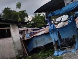 Angin Kencang, Sejumlah Kios di Pasar Malunda Rusak Parah
