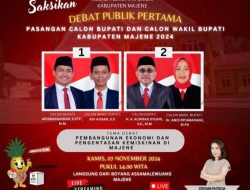 Debat Pertama, Dua Paslon Bupati dan Wabup Majene Siap Adu Gagasan