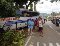 BreakingNews: Kecelakaan di Malunda, Bus Cahaya Solo Tabrak Avansa, Korban Luka Ada