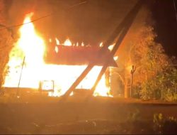 Gara-gara Masak Ubi, Satu Rumah di Desa Bulo Hangus Dilalap Api