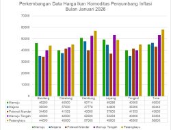 Analisis Disparitas Harga Ikan Antar Kabupaten dan Upaya DKP Sulbar Dukung Pengendalian Inflasi Januari 2026