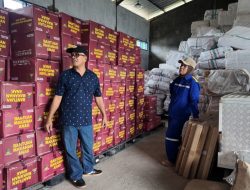 Pastikan Ketersediaan Bufferstock, Kadinsos P3A dan PMD Sulbar Tinjau Gudang Logistik Bencana Provinsi
