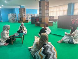 Perpustakaan Rasa Ruang Santai, Inovasi Lesehan Bikin Pengunjung Makin Nyaman di Bulan Ramadhan