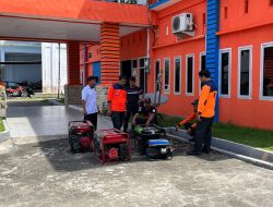 Tim Reaksi Cepat BPBD Sulbar Rutin Pemeliharaan Peralatan