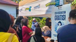 Jemput Bola: DKPPKB Sulbar Hadirkan Layanan CKG di Tengah Nobar Piala Dunia dan Festival UMKM di Jalan Arteri