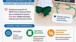 RSUD Sulbar Hadirkan Layanan Foto Bayi melalui Program MALABBI