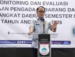 Monev Pengadaan Semester I 2026, Sekda Sulbar Tegaskan Transparansi dan Akuntabilitas