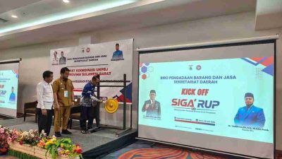 Kick Off SIGA’ RUP! Pemprov Sulbar Tancap Gas Benahi Perencanaan Pengadaan