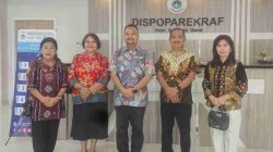 Kepala Dispoparekraf Sulbar Terima Audiensi Panitia Perayaan Satu Abad IMTK