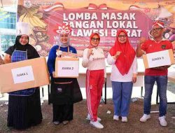 Saat Pejabat Pemprov Sulbar Unjuk Gigi Olah Pangan Lokal pada Pekan Kemerdekaan HUT RI