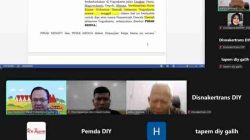 Biro Hukum Sulbar Hadiri Pembahasan Kerja Sama Transmigrasi Sulawesi Barat-DIY Secara Virtual
