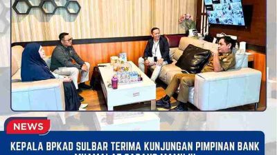 Kepala BPKAD Sulbar Terima Kunjungan Pimpinan Bank Muamalat Cabang Mamuju