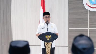 Sekda, Junda Maulana Lepas Kafilah Sulbar ke MTQ Nasional XXXI Semarang, Tekankan Nilai Akhlak