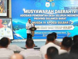 Buka Musda IV APDESI Sulbar, Sekda Junda: Tolak Ukur Keberhasilan Pembangunan Ada di Desa – 575 Desa Jadi Ujung Tombak